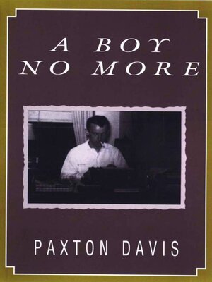cover image of A Boy No More